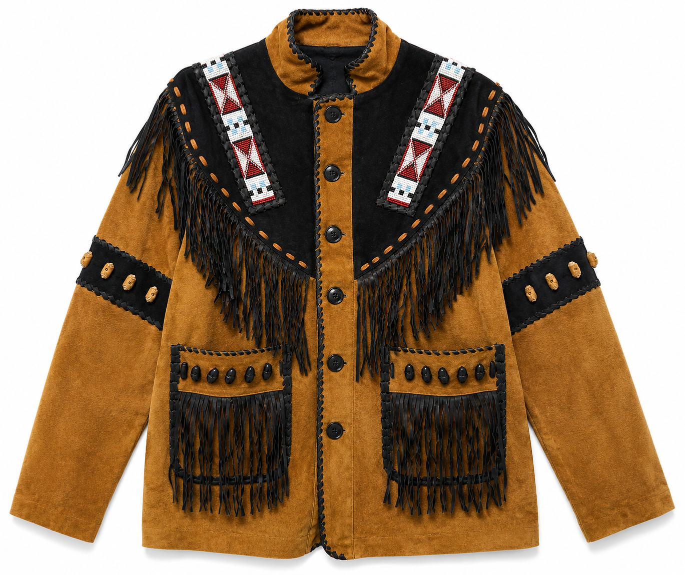 Suede Biker's Jacket — 8K optimized product image after retouching