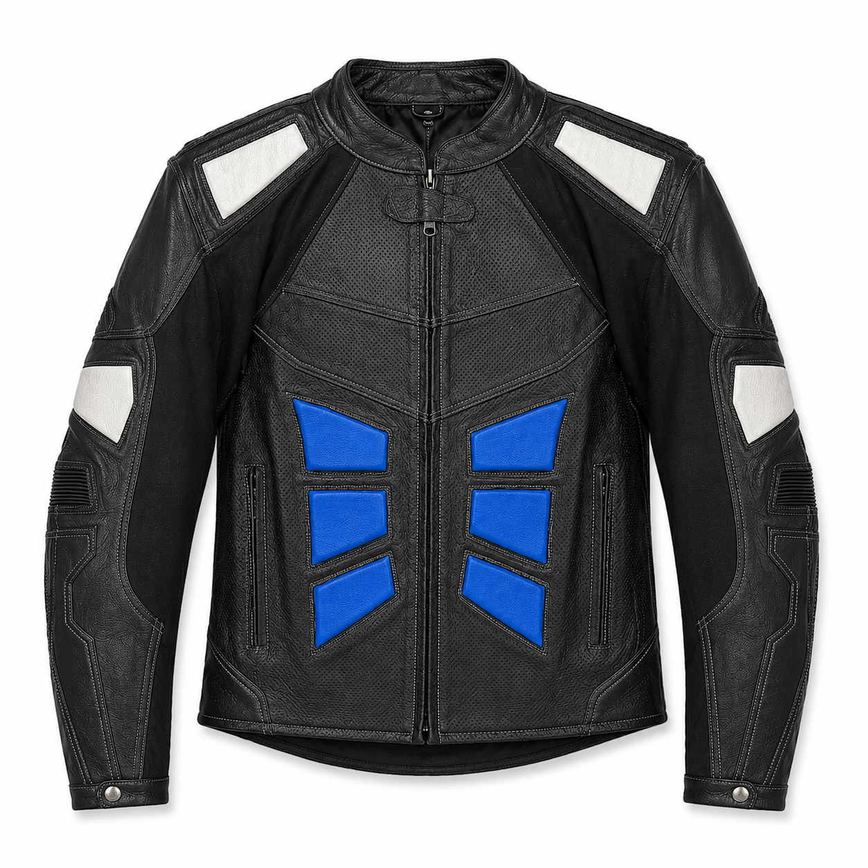 Motorcycle Leather Jacket — 8K optimized product image after retouching